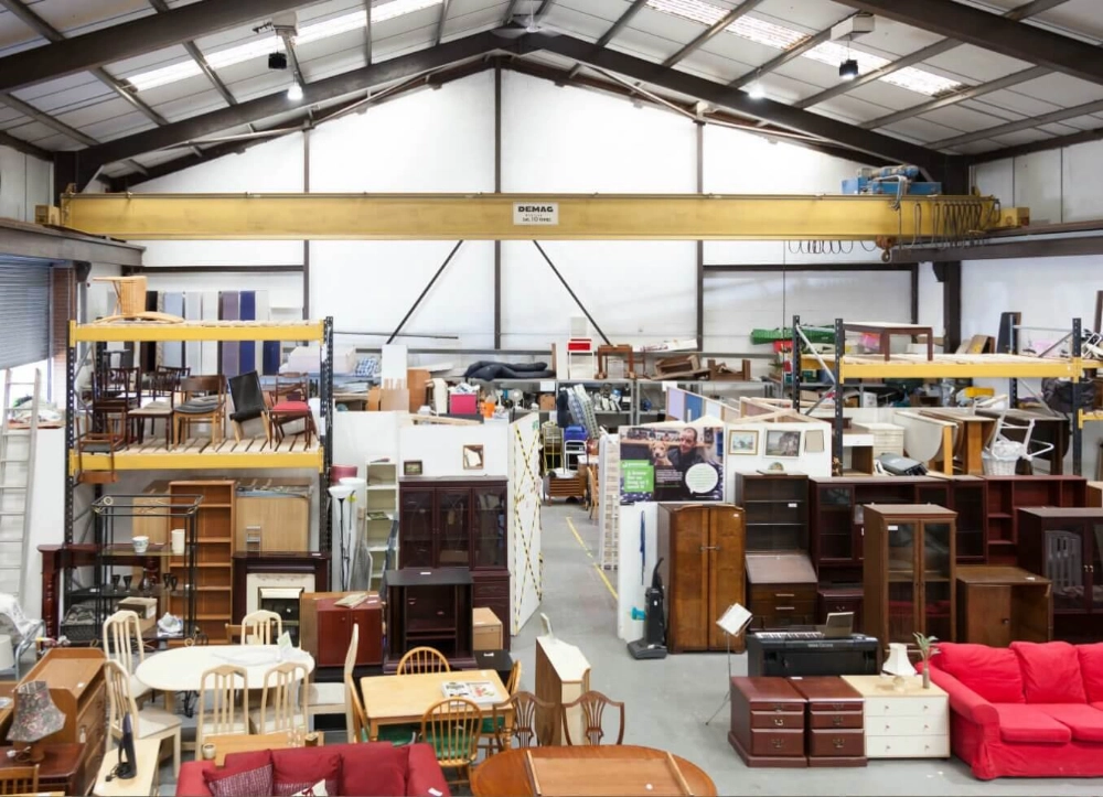 various pieces of furniture